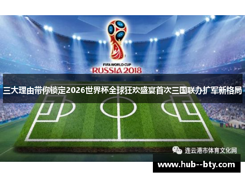 三大理由带你锁定2026世界杯全球狂欢盛宴首次三国联办扩军新格局 三大理由带你锁定2026世界杯全球狂欢盛宴首次三国联办扩军新格局